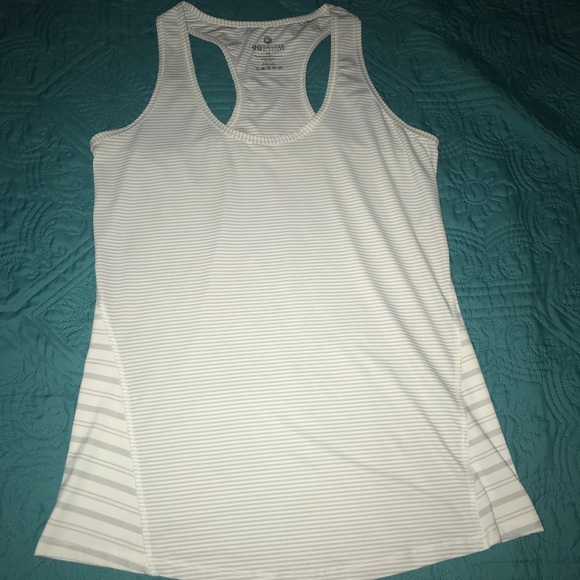90 Degree By Reflex Tops - Striped athletic tank top